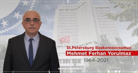 Türkiyənin Rusiyanın Sankt-Peterburq şəhərindəki baş konsulu Mehmet Ferhan Yorulmaz  vəfat edib.