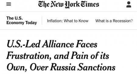 Qərb Rusiyaya qarşı sanksiyalardan əziyyət çəkir və məyusdur - The New York Times