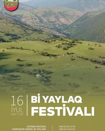 Astarada yaylaq Festivalı keçiriləcək - ANONS
